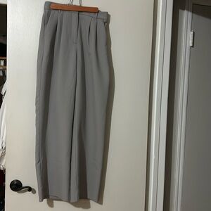 Abercombie and Fitch grey wide leg pants